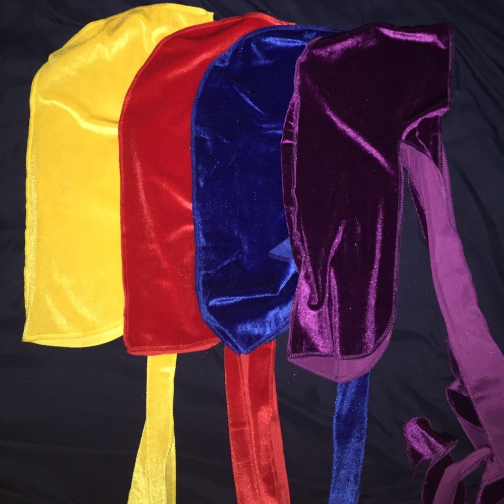 COLORFUL VELVET DURAGS 😍 READ DESCRIPTION‼️